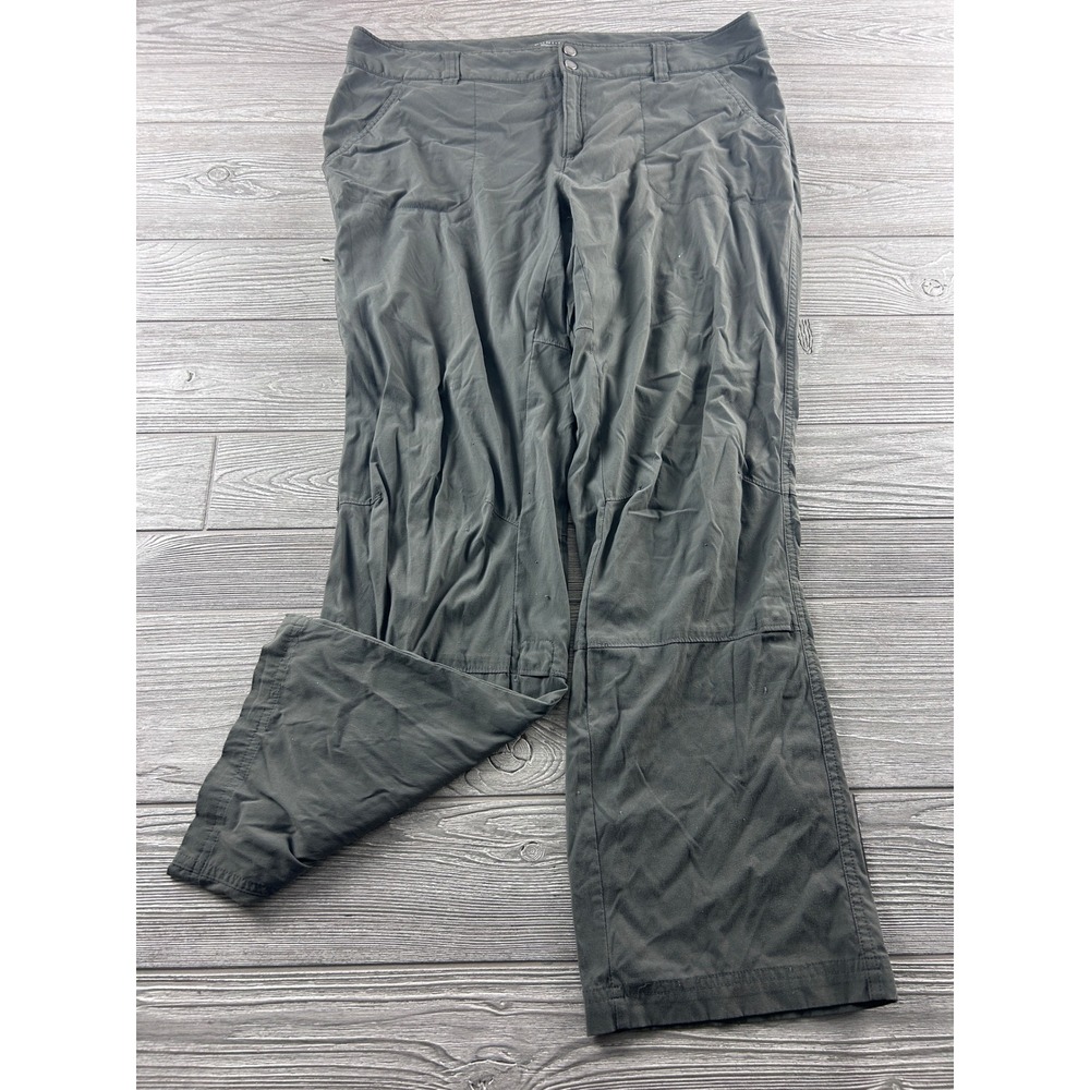 Columbia Omni-Shield Hiking Pants Womens 16 Regular Gray Outdoor Straight Leg
